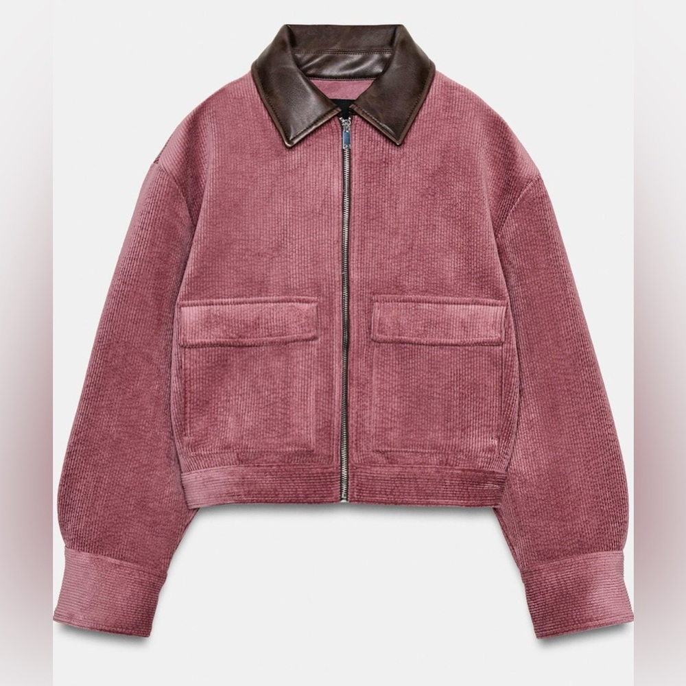 Zara corduroy jacket M